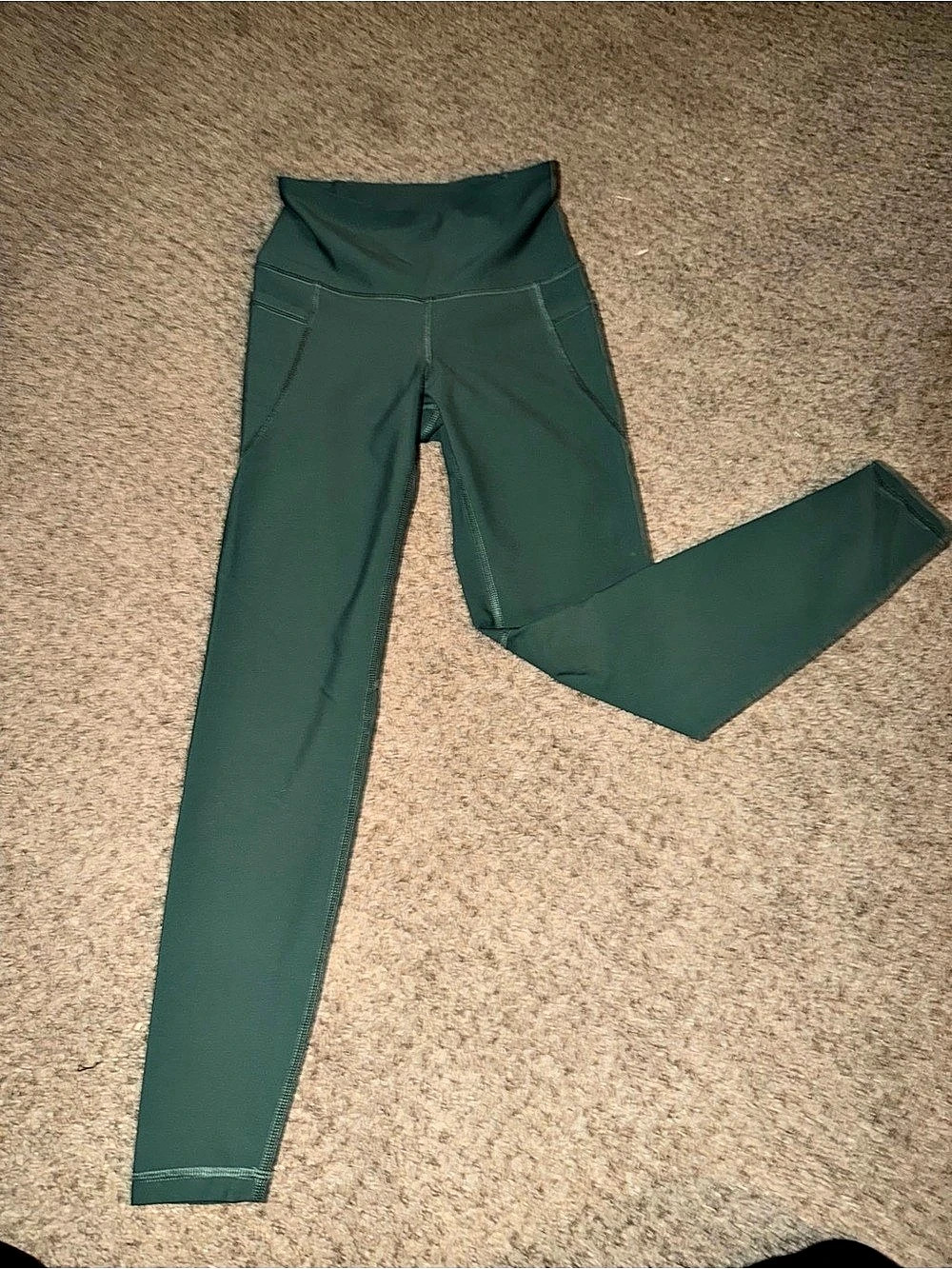 Old Navy PowerSoft High-Rise Leggings Green Small